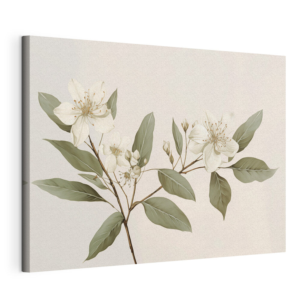 Floraison blanche et feuillage — vue du produit