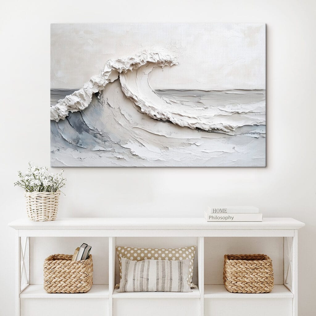 Vague blanche sur gris — intérieur 2