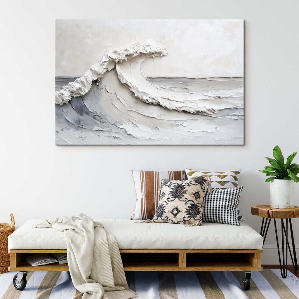 Vague blanche sur gris — intérieur 3