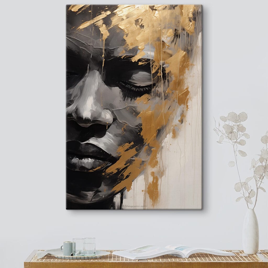 Profil sombre et or — intérieur 1
