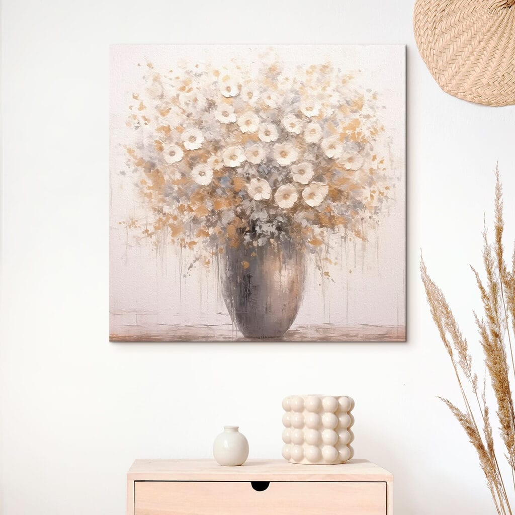 Petites fleurs en gris — intérieur 2