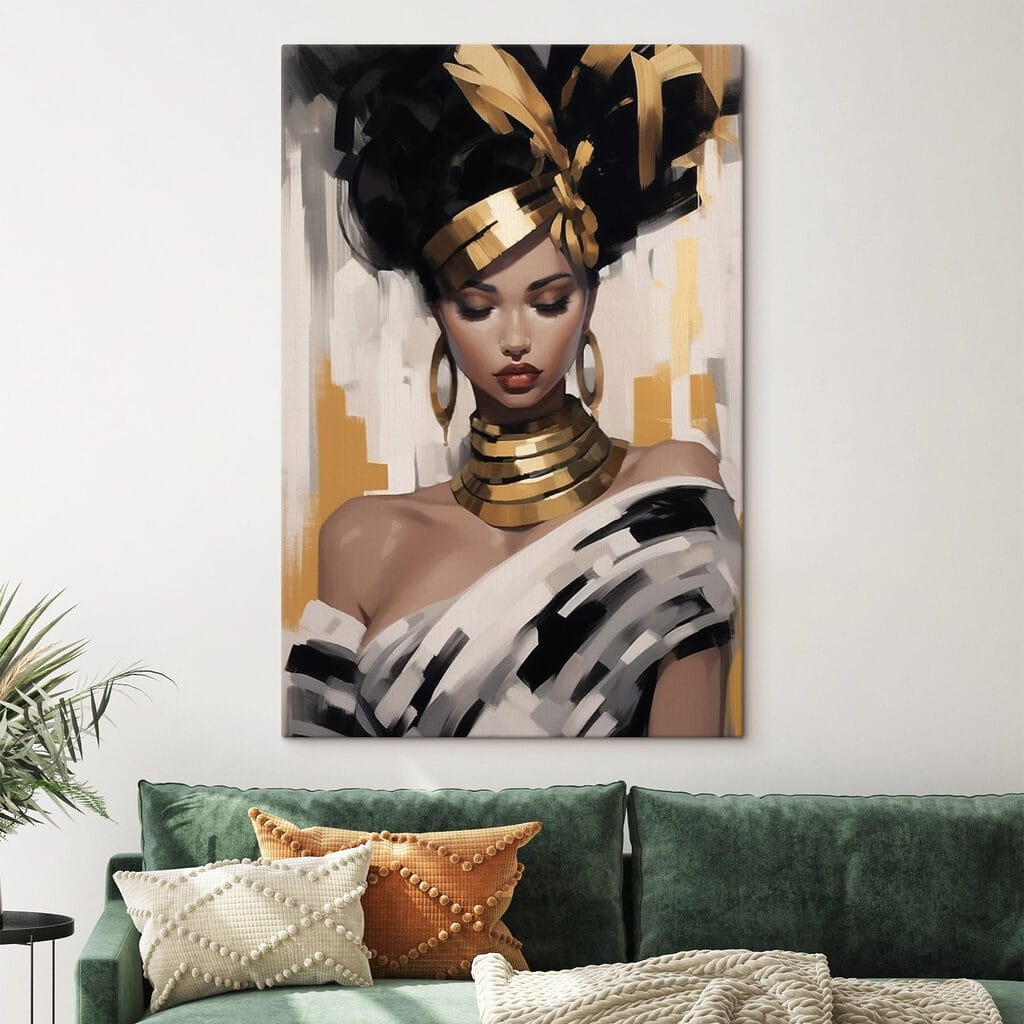 Foulard noir et or — intérieur 2