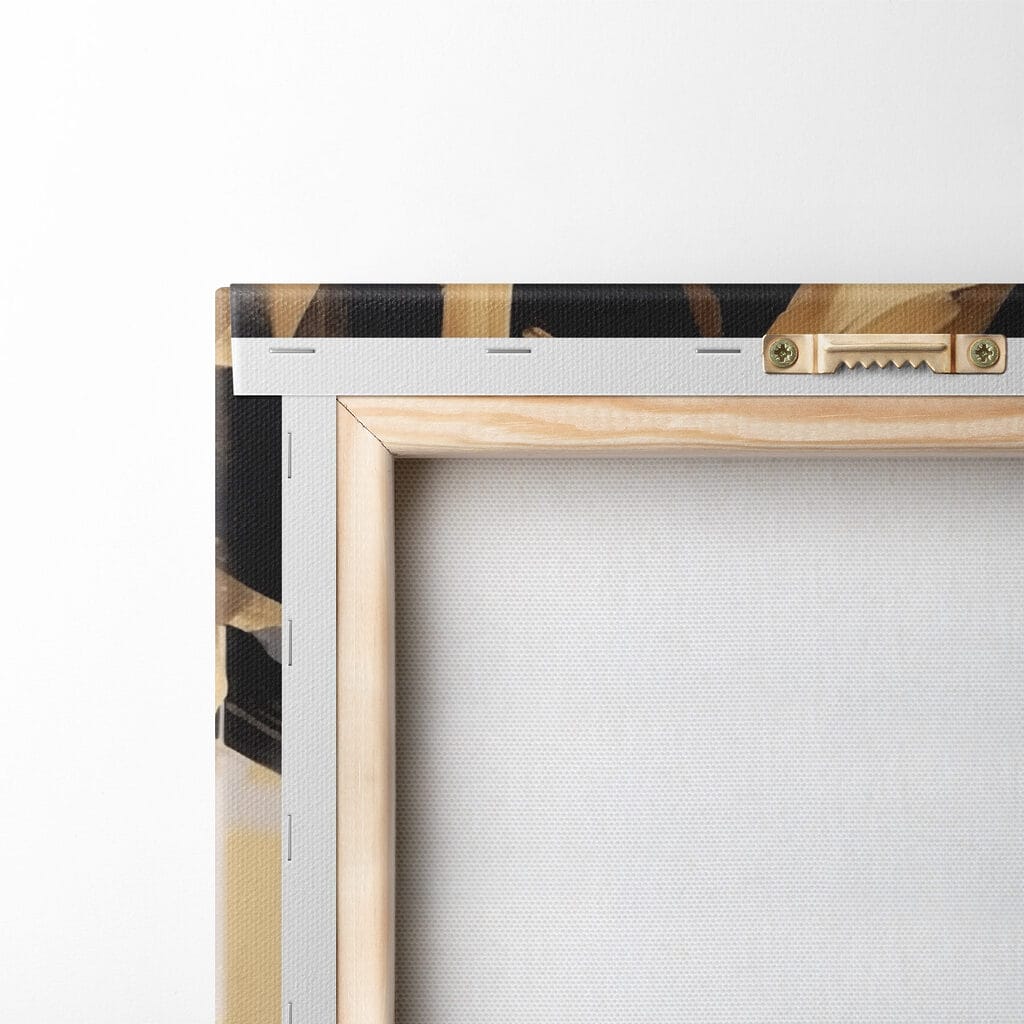 Foulard noir et or — dos