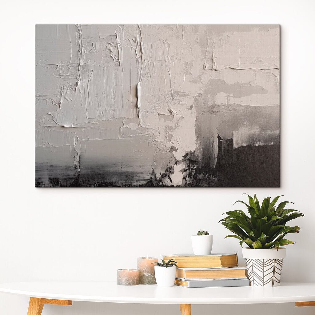 Aplats crème sur gris — intérieur 2
