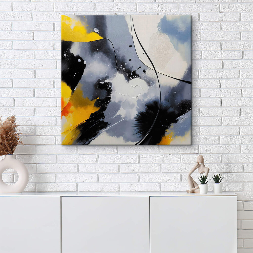 Jaune et encre noire — intérieur 2