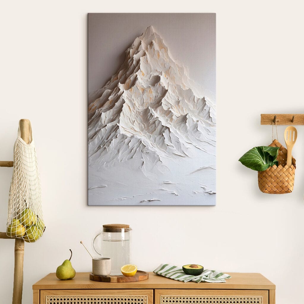 Montagne blanche plissée — intérieur 4