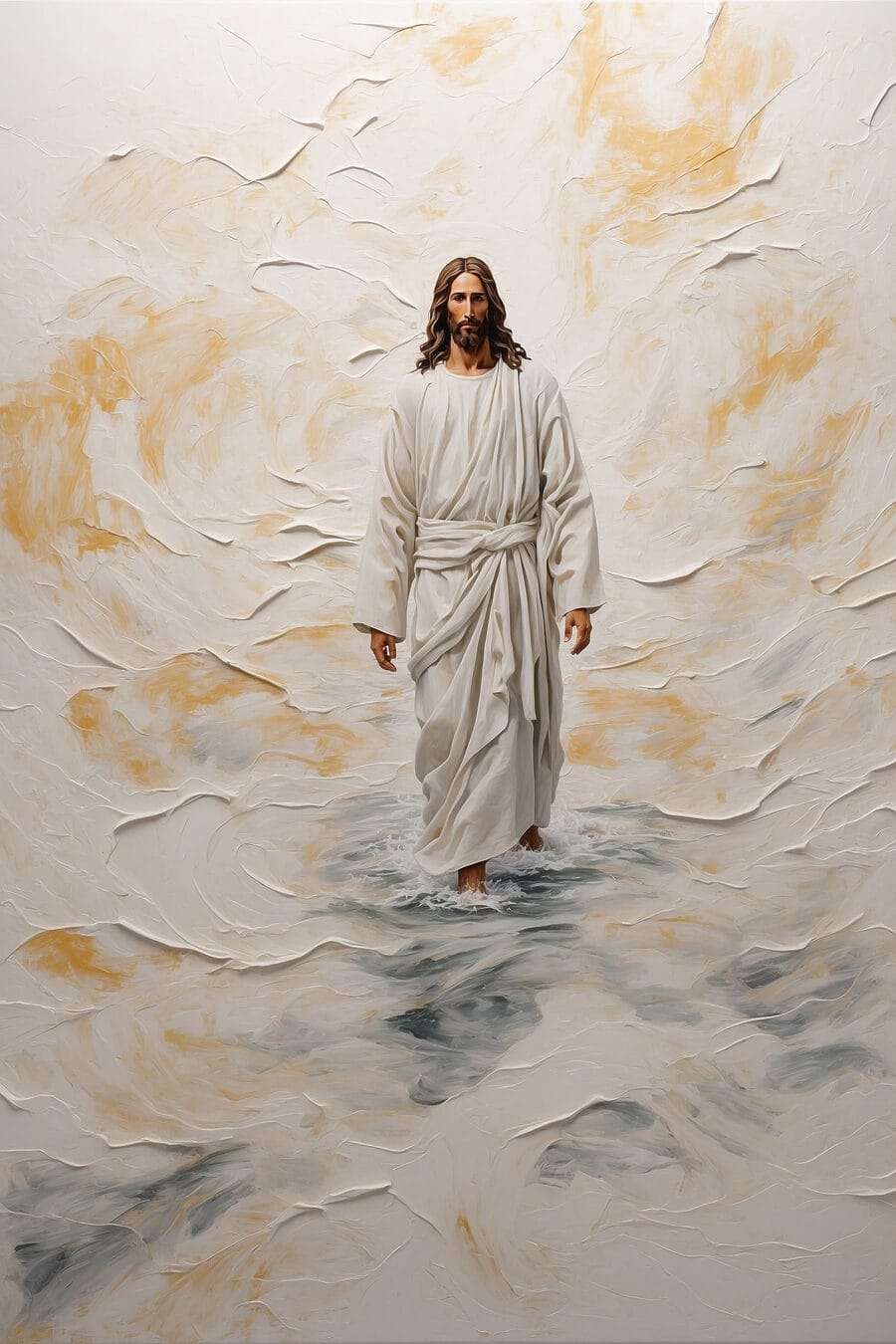 Jésus dans la lumière — motif complet