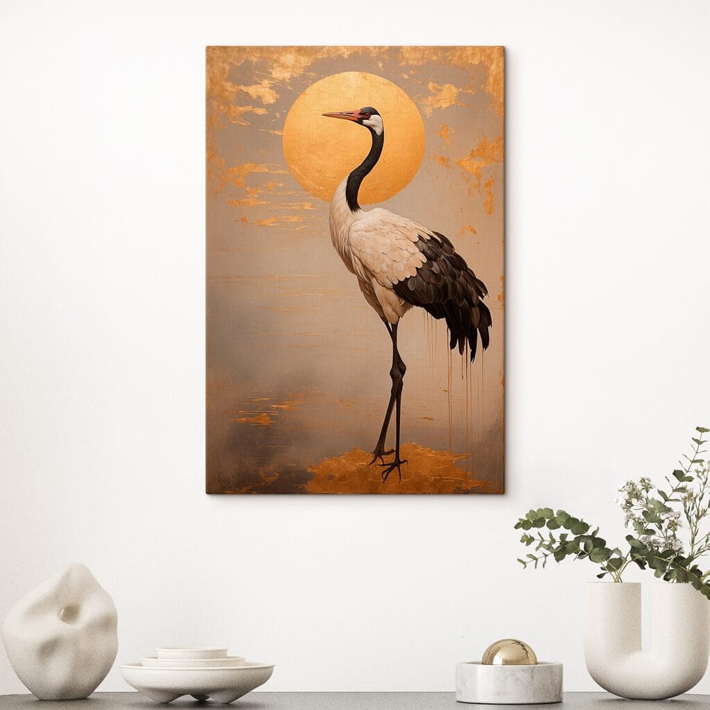 Grue au soleil doré — intérieur 3