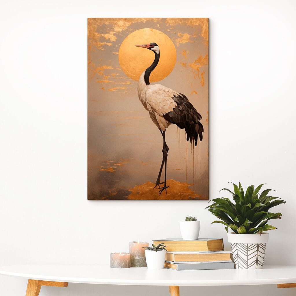 Grue au soleil doré — intérieur 4