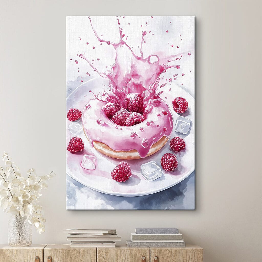 Donut à la framboise — intérieur 1