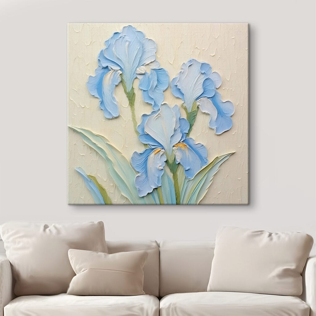 Iris bleu pâle — intérieur 2