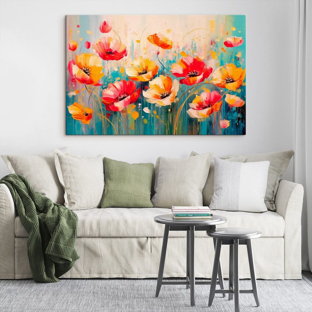 Coquelicots flamboyants — intérieur 1