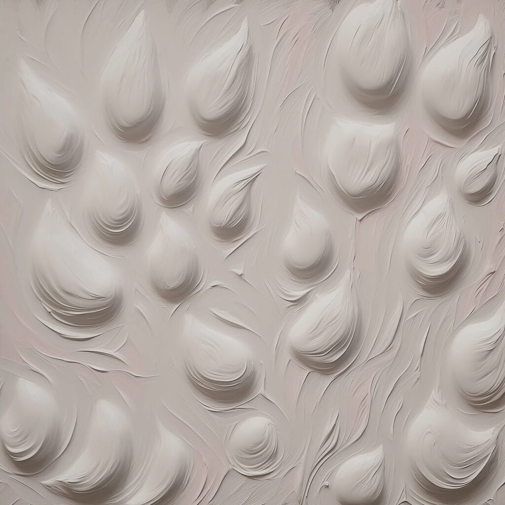 Gouttes blanches en mouvement — motif complet