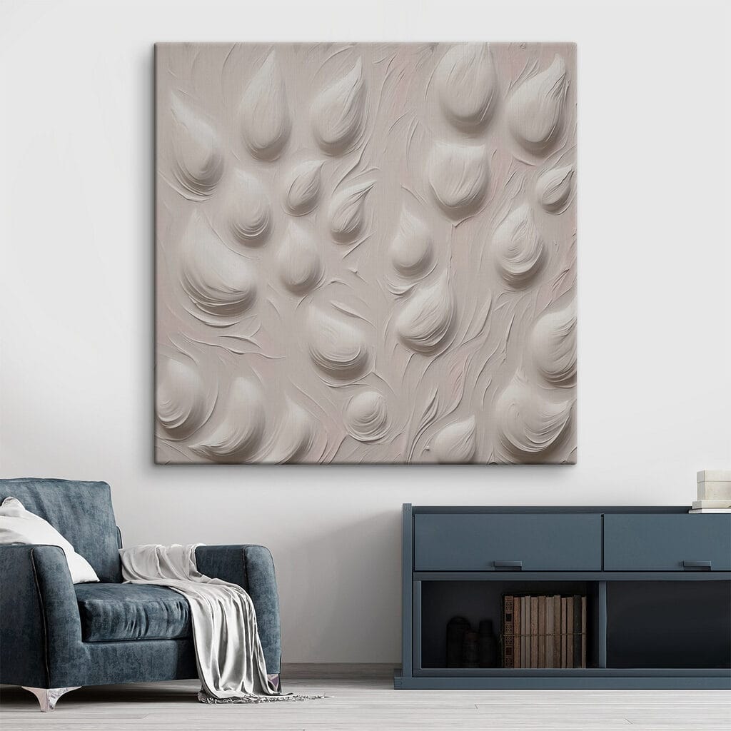 Gouttes blanches en mouvement — intérieur 2