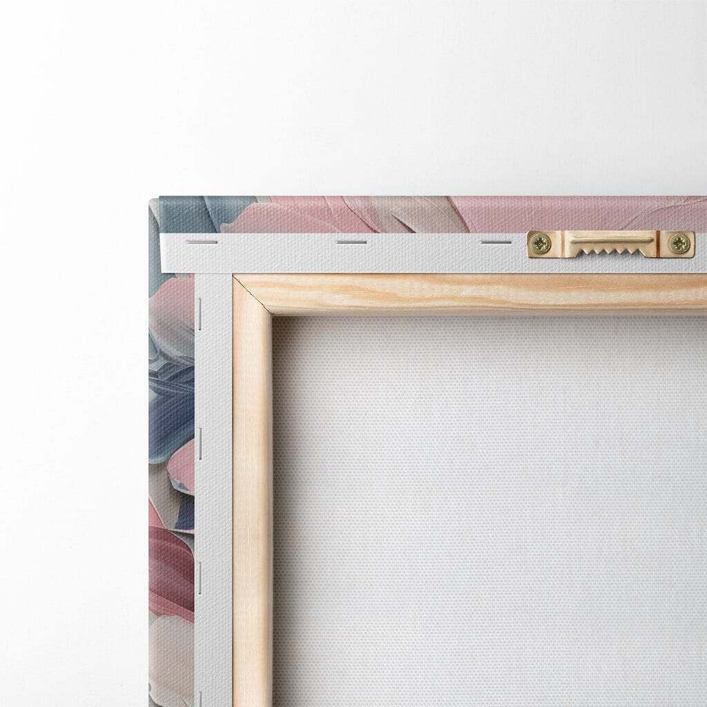Fleurs roses en aplats — dos