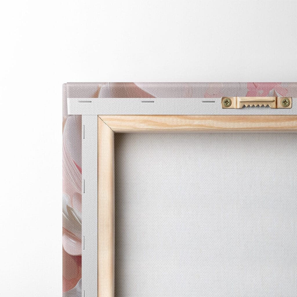 Fleurs blanches, rose vif — dos