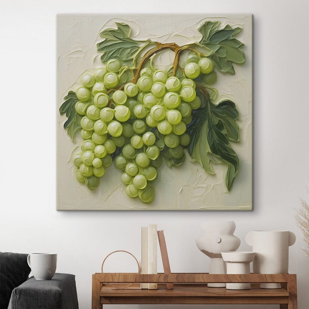 Grappe de raisins verts — intérieur 1
