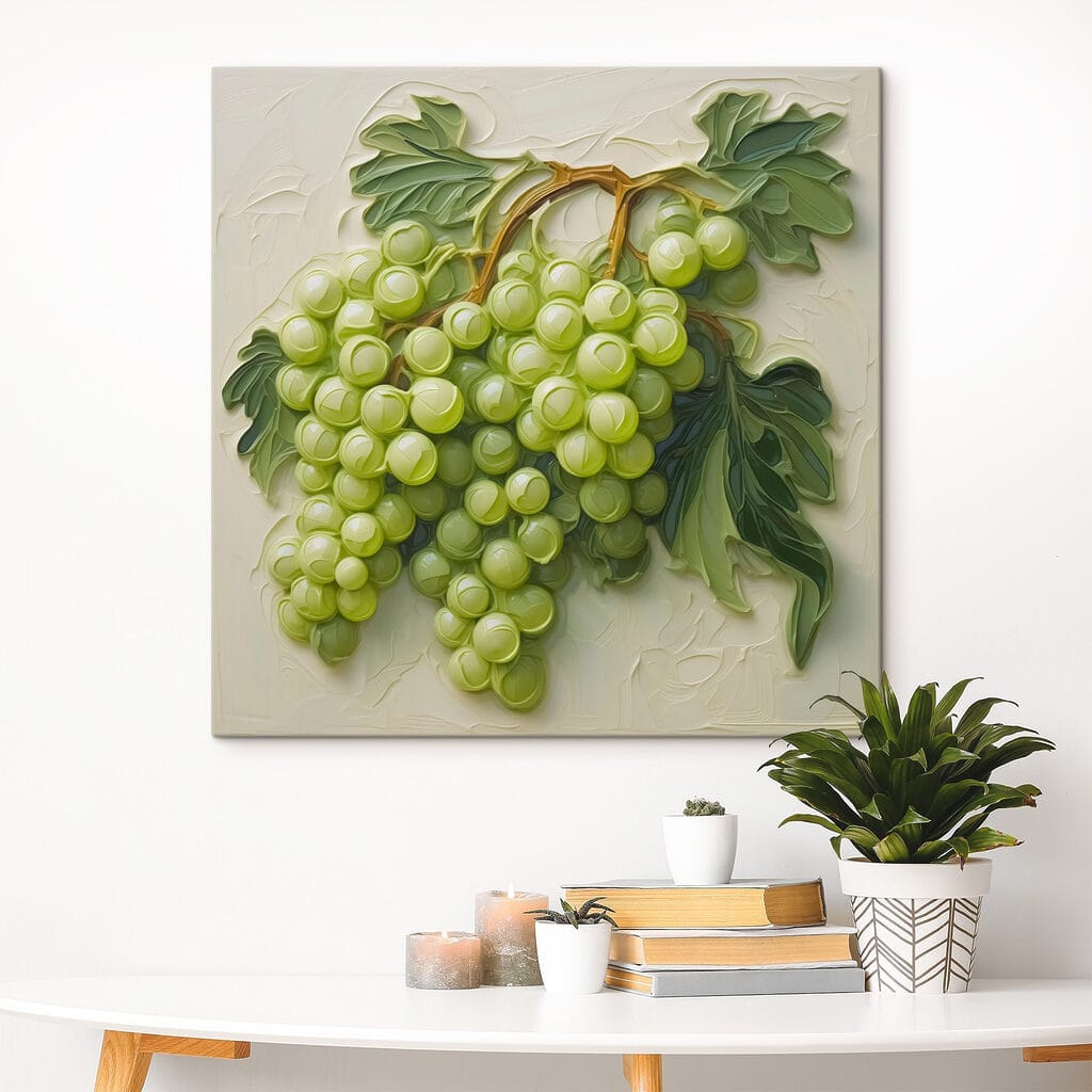 Grappe de raisins verts — intérieur 2