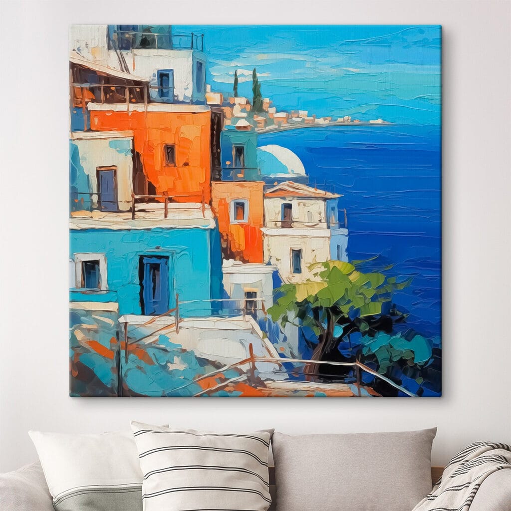 Village au dôme dans un intérieur