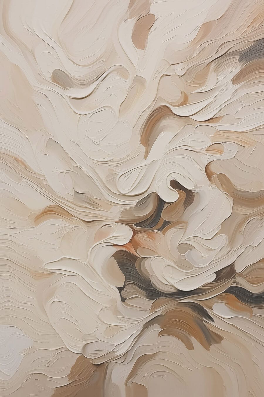 Plis couleur sable — motif complet