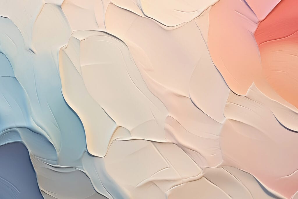 Pastels aux bords doux — motif complet