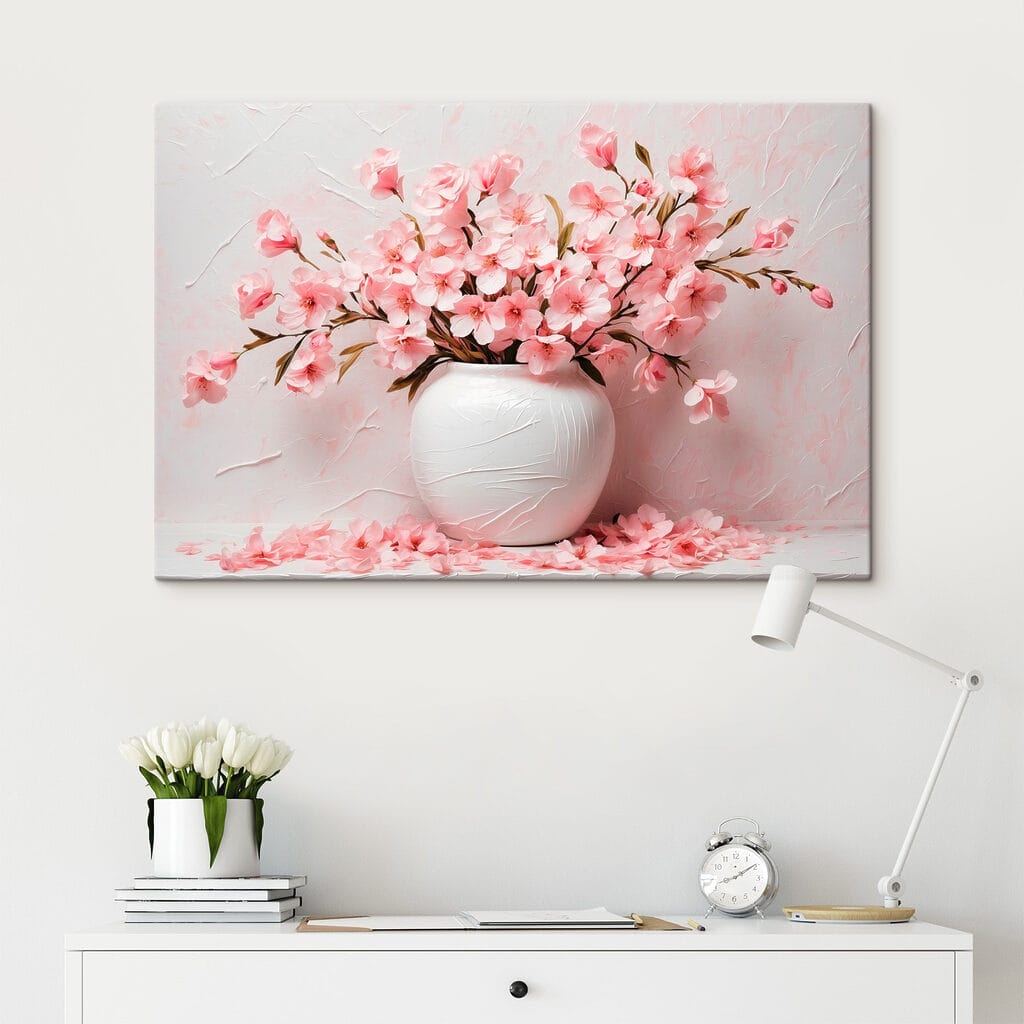 Fleurs au vase rond — intérieur 2
