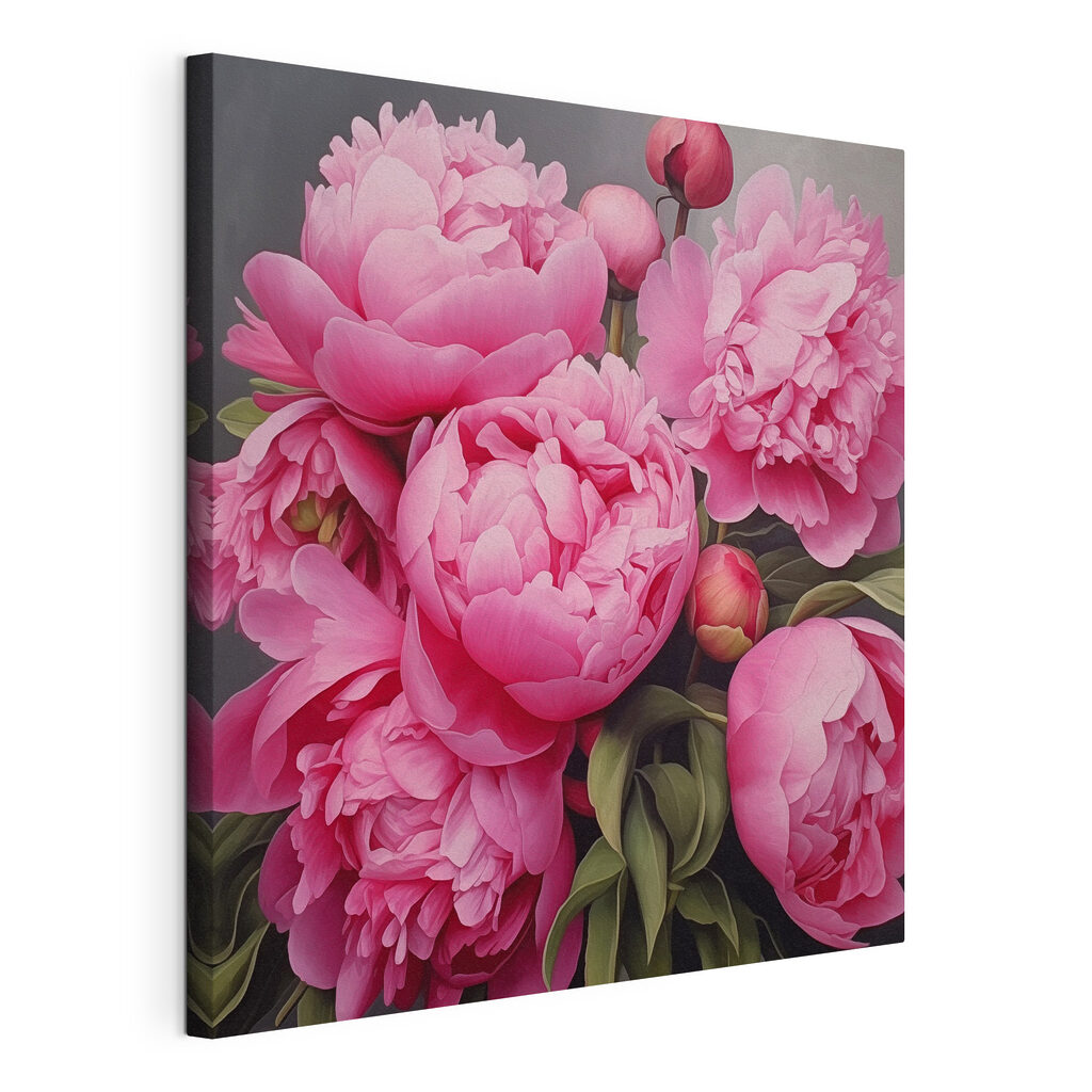 Pivoines rose profond — vue du produit