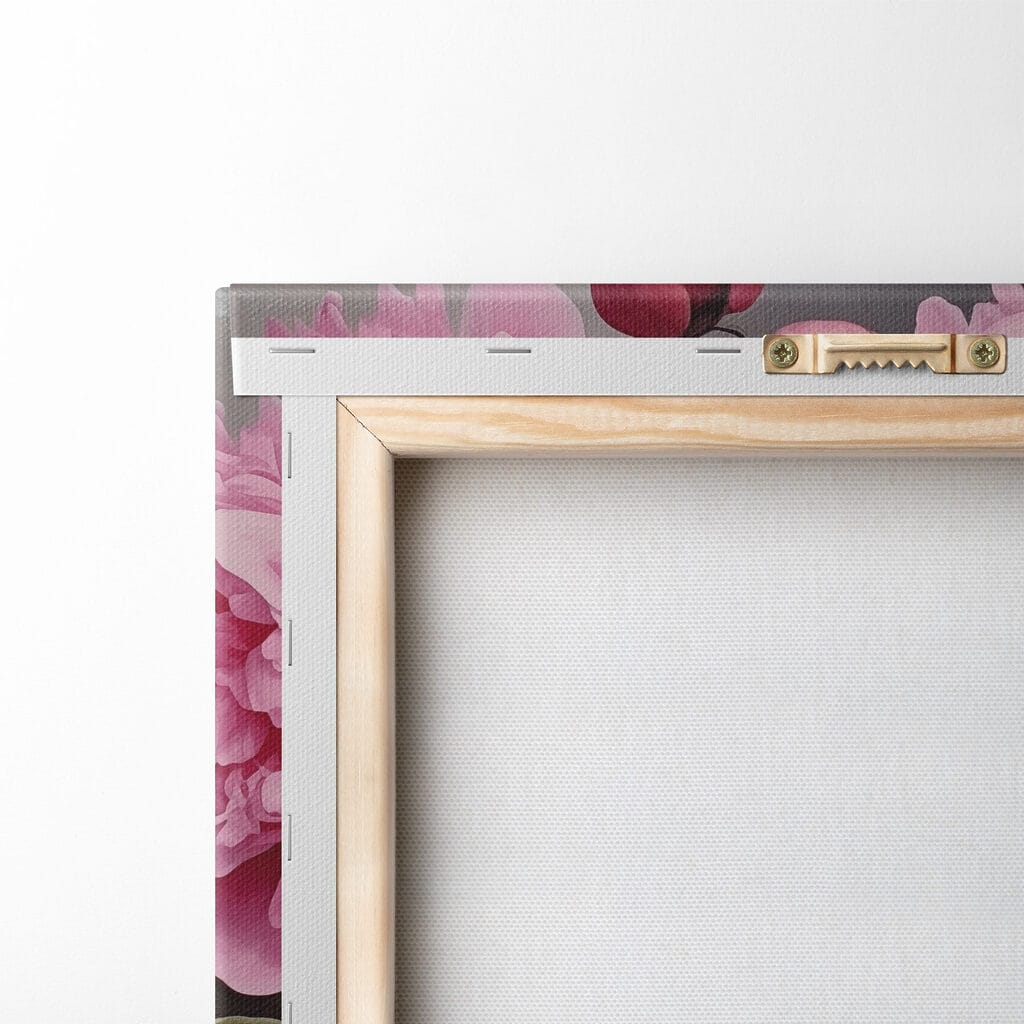 Pivoines rose profond — dos