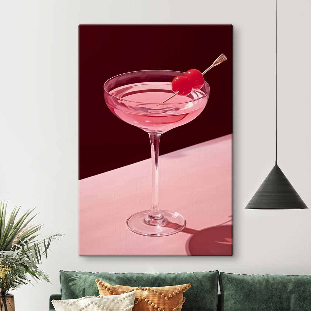 Cocktail rose et cerise — intérieur 2