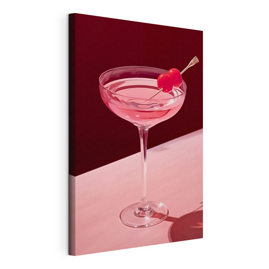 Cocktail rose et cerise — vue du produit