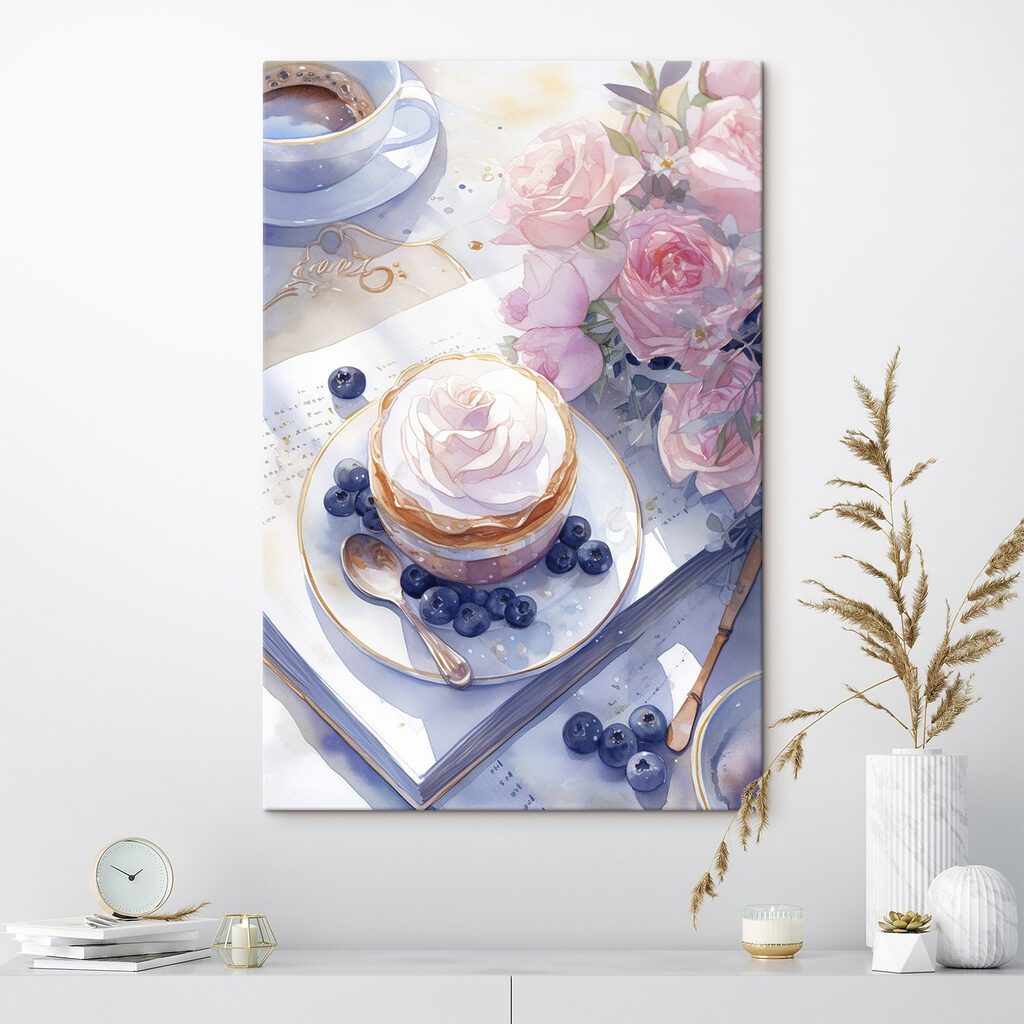 Pâtisserie et myrtilles — intérieur 2