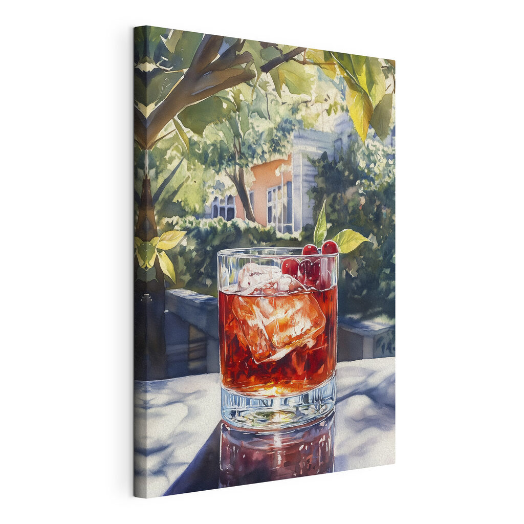 Cocktail sombre au jardin — vue du produit