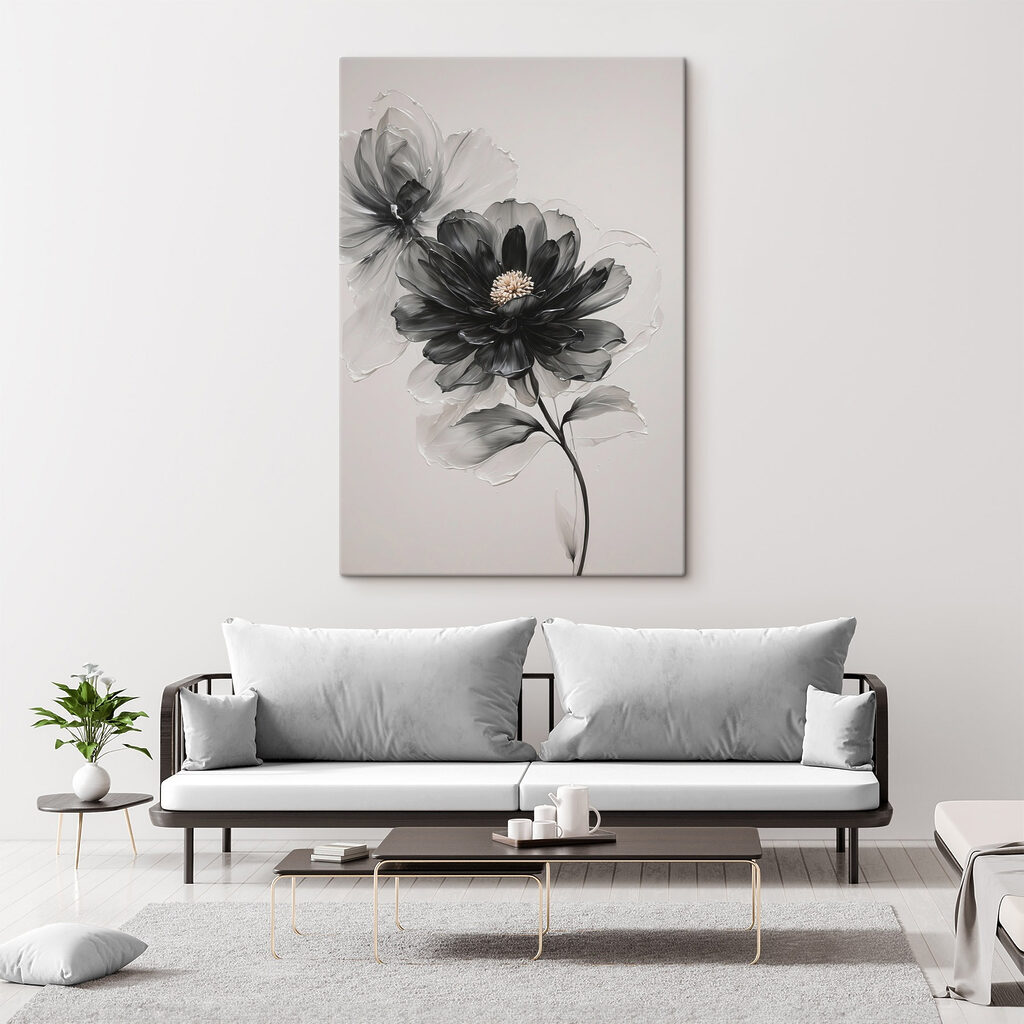 Fleur noire, gris fumée — intérieur 3