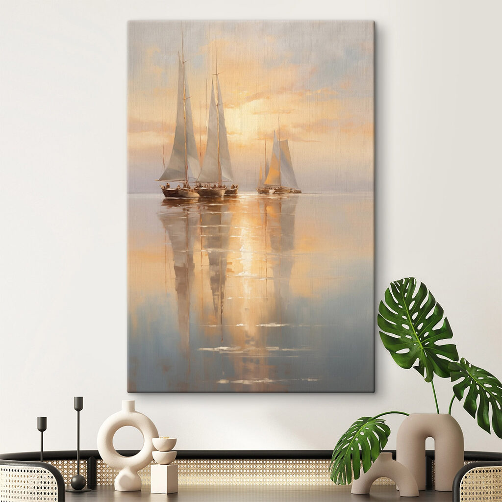 Voiles aux reflets dorés dans un intérieur