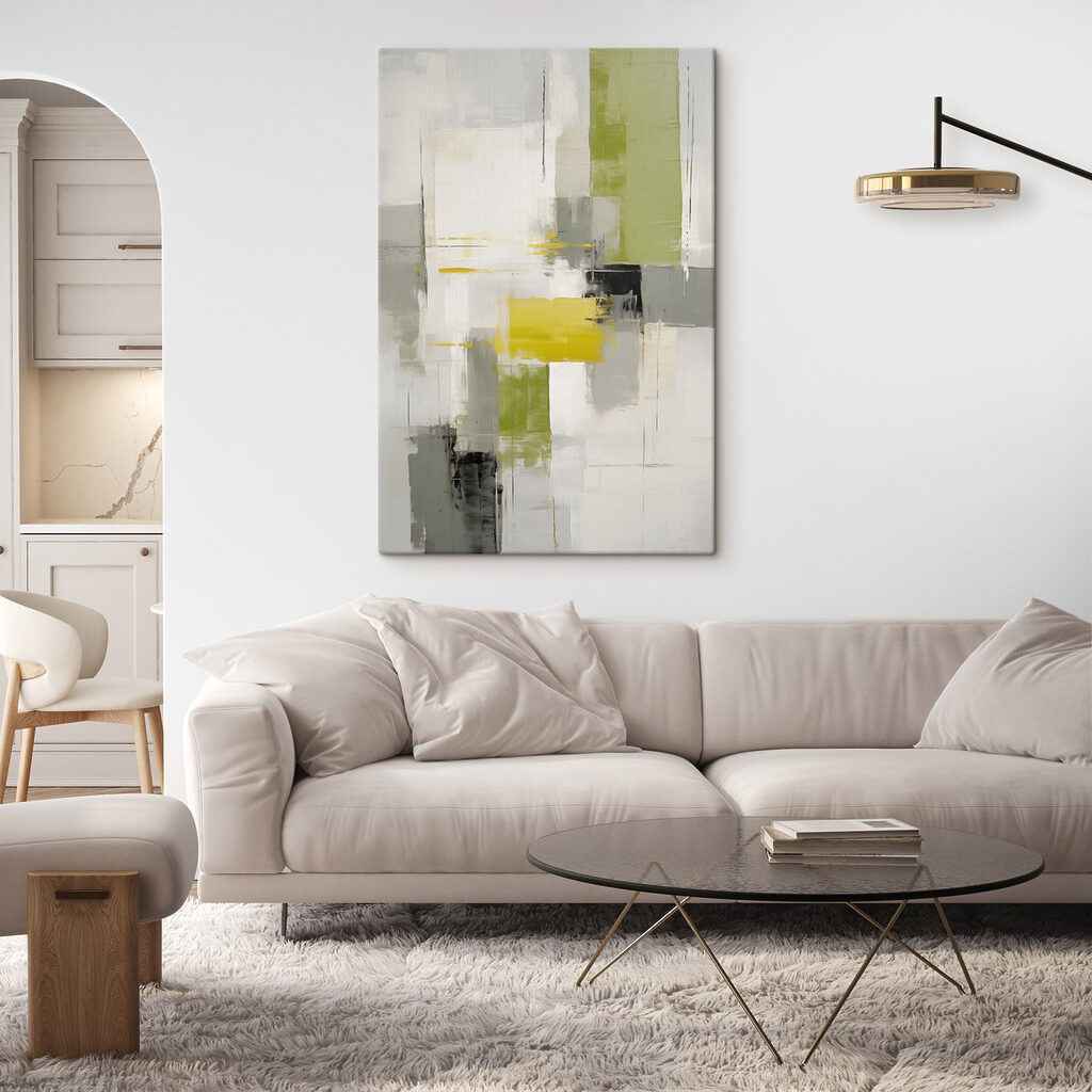 Aplats vert citron — intérieur 2