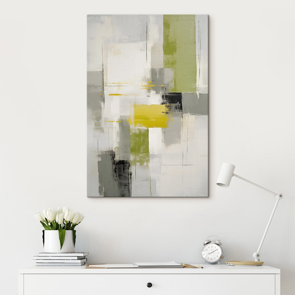 Aplats vert citron — intérieur 1