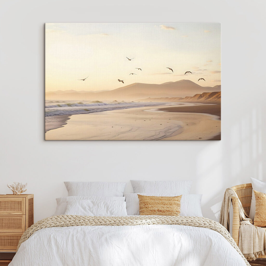 Oiseaux sur la plage — intérieur 1