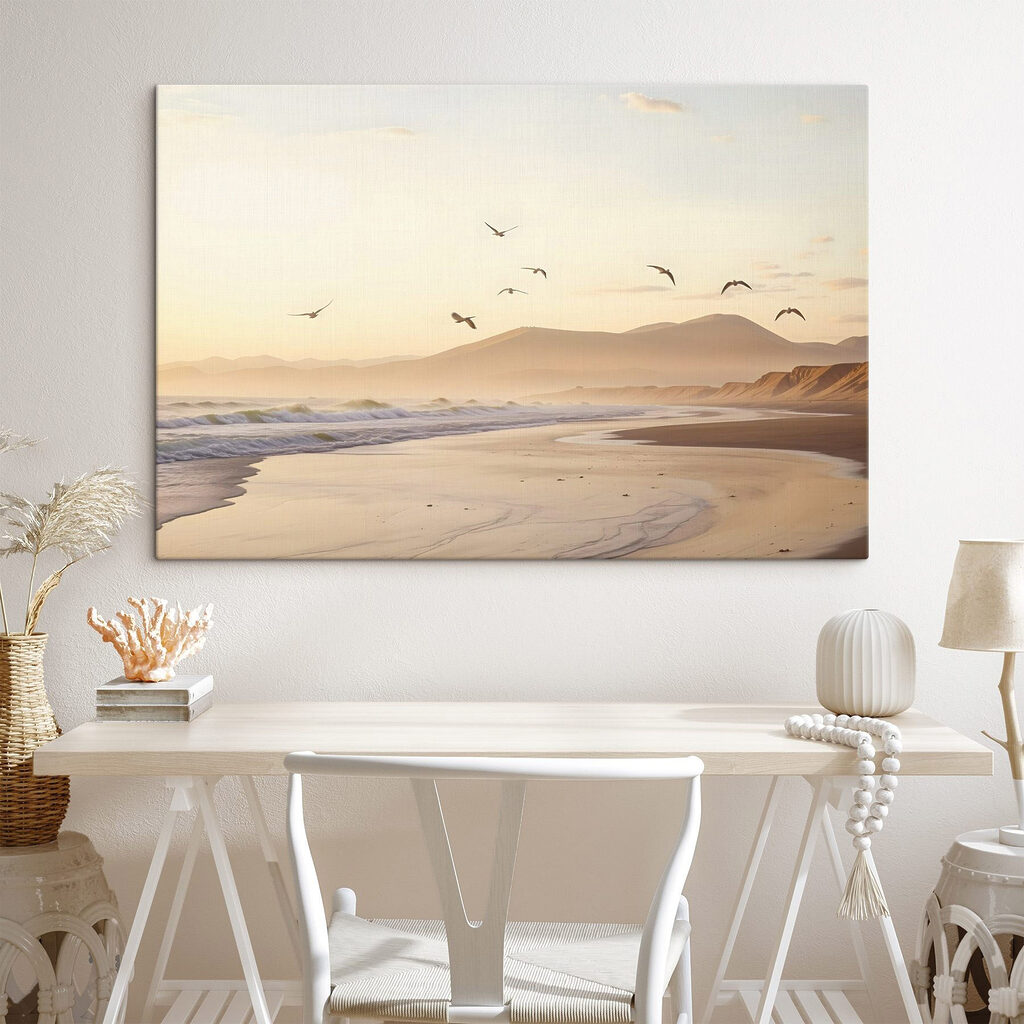 Oiseaux sur la plage — intérieur 2