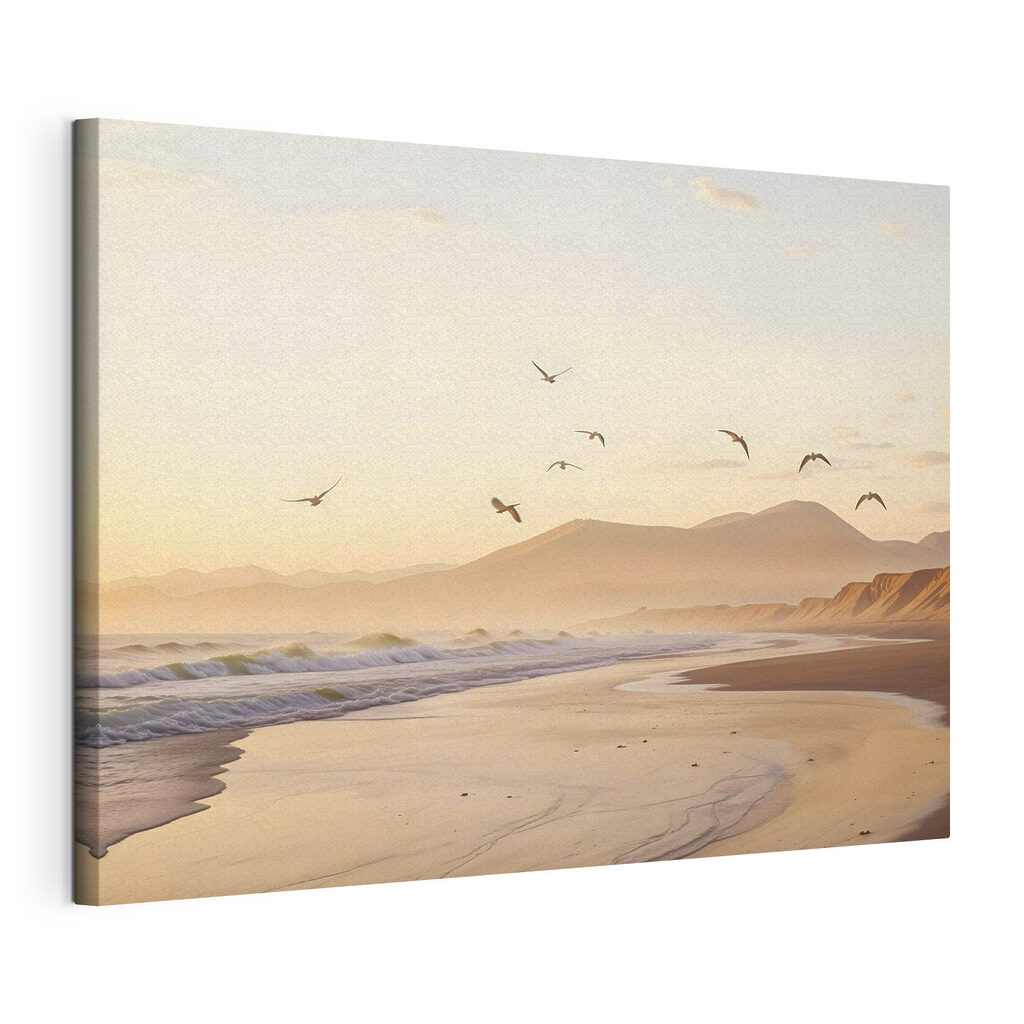 Oiseaux sur la plage — vue du produit