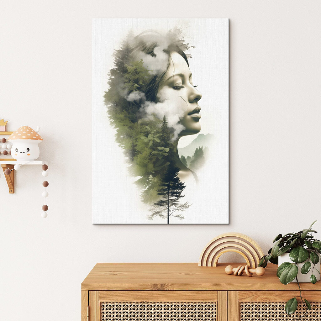 Profil dans la brume — intérieur 1