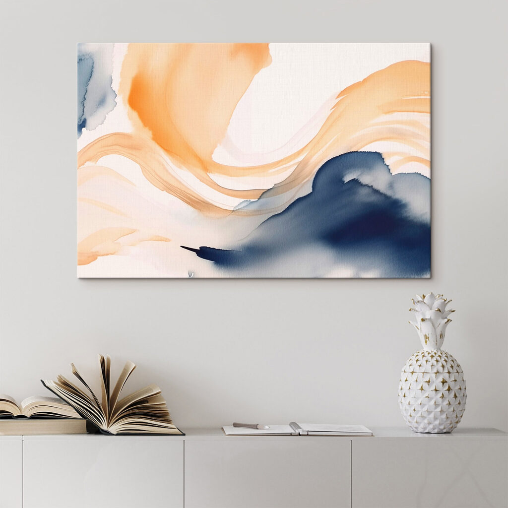 Pêche et encre bleue — intérieur 1