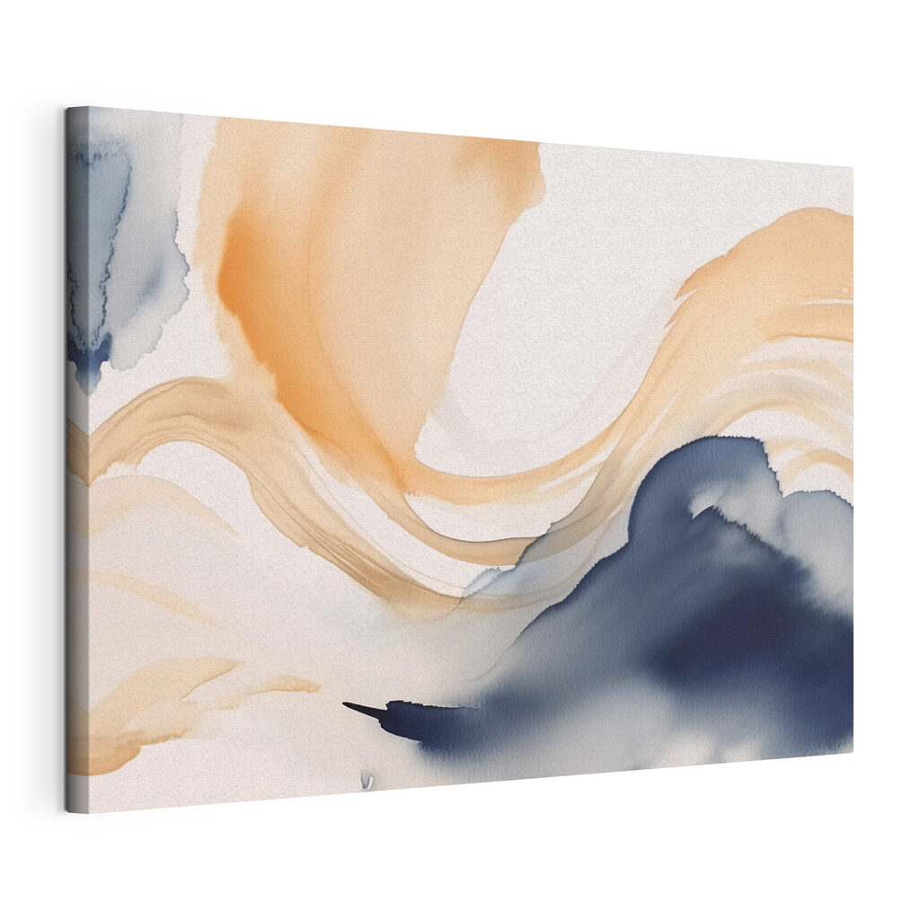 Pêche et encre bleue — vue du produit