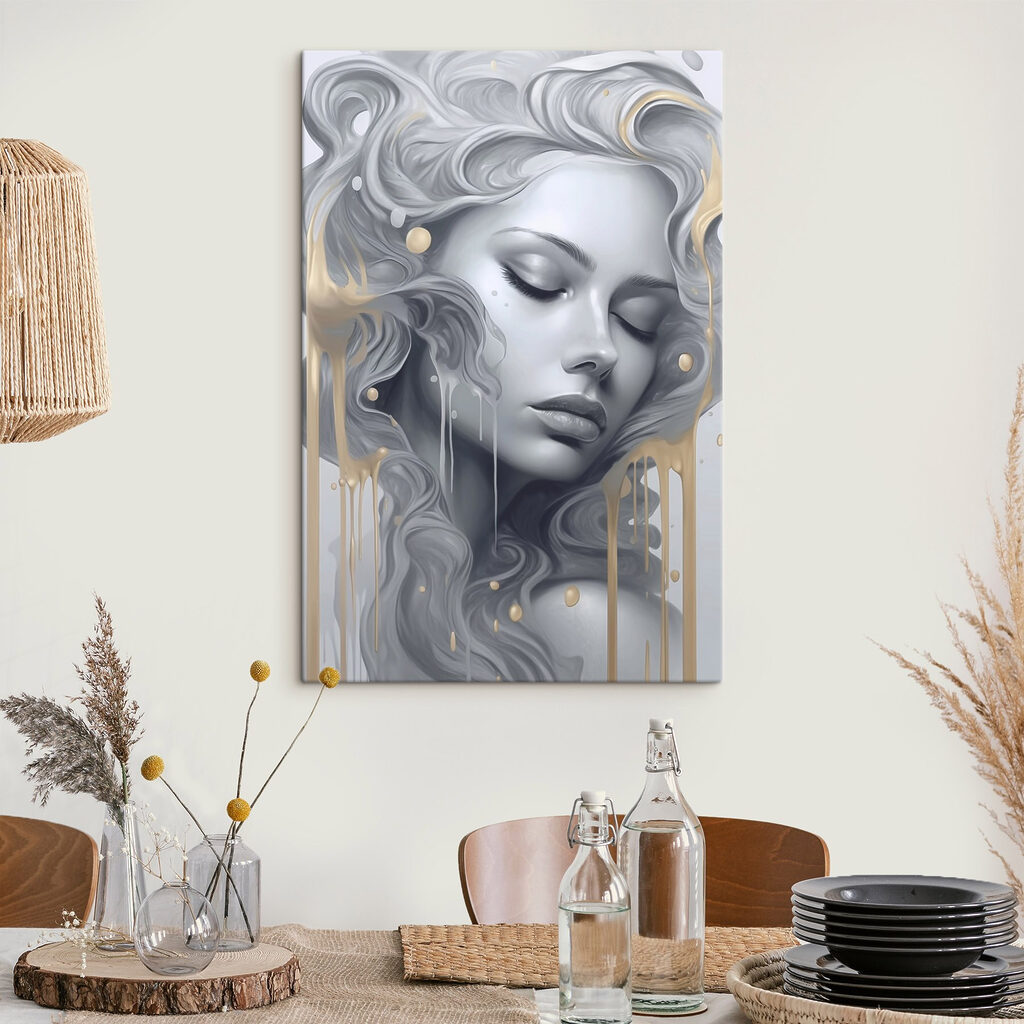 Femme aux boucles argentées — intérieur 2