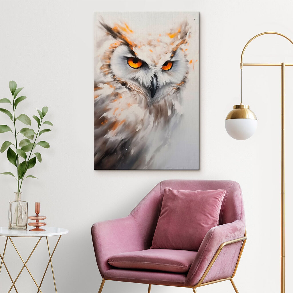 Hibou aux yeux ardents — intérieur 1
