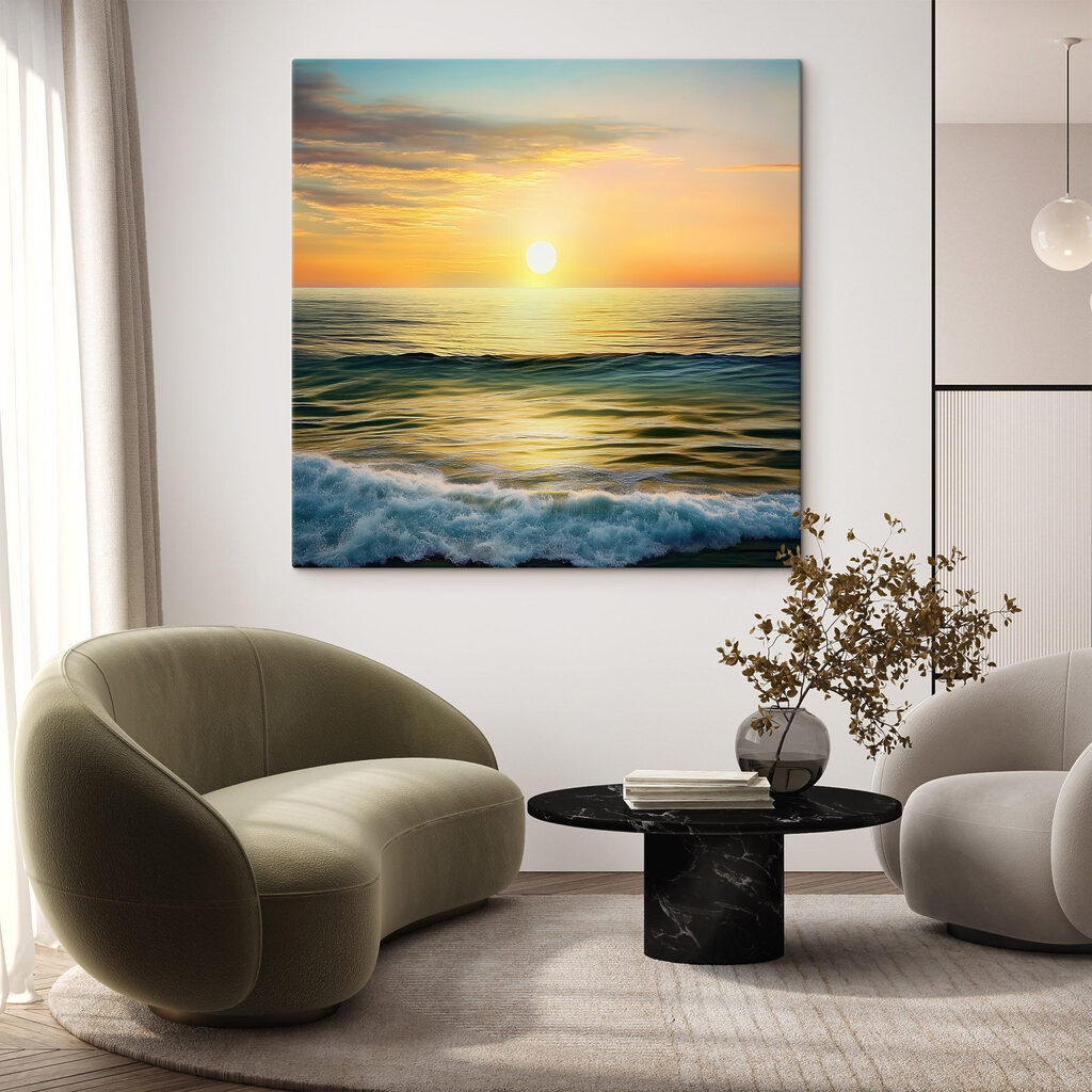Horizon marin doré — intérieur 2