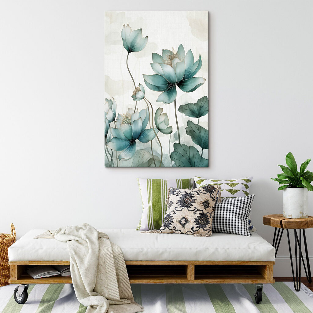 Lotus vert d’eau — intérieur 1