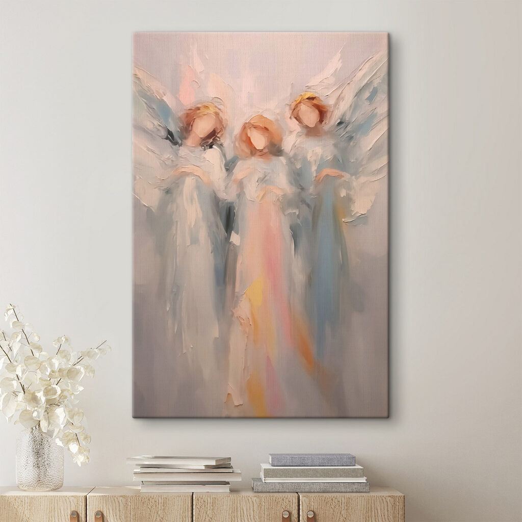 Touches pastel légères dans un intérieur