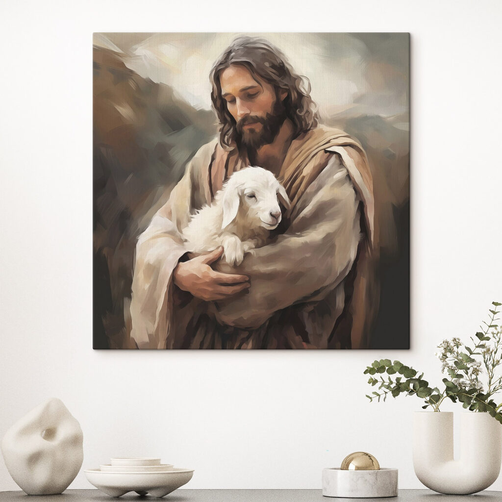 Jésus et l’agneau blanc — intérieur 2
