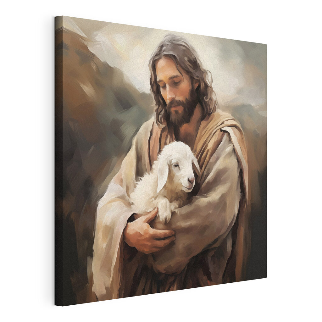 Jésus et l’agneau blanc — vue du produit