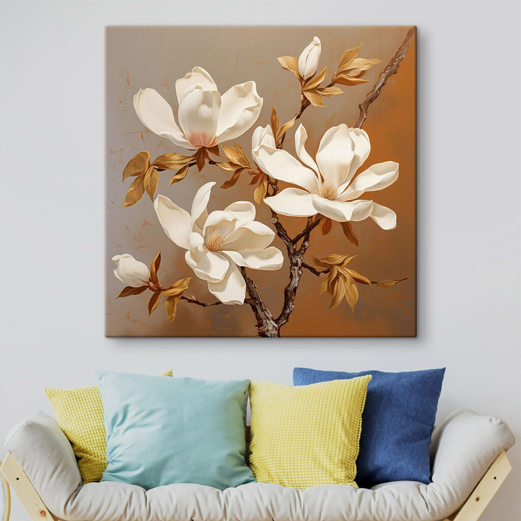 Magnolia crème sur caramel — intérieur 2